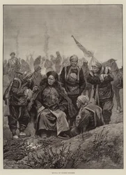 Bivouac of Chinese Soldiers